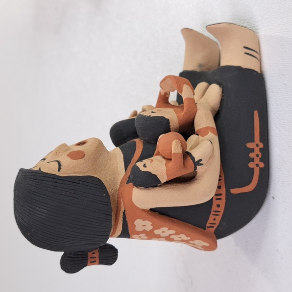 Storyteller 3 Kids Pottery Vintage 90's Jemez Pueblo, New Mexico - Picture 3 of 15